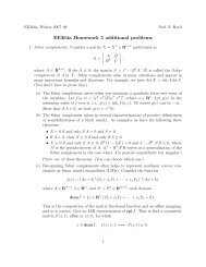 ee364 homework 7 solutions ee364 homework 7 solutions